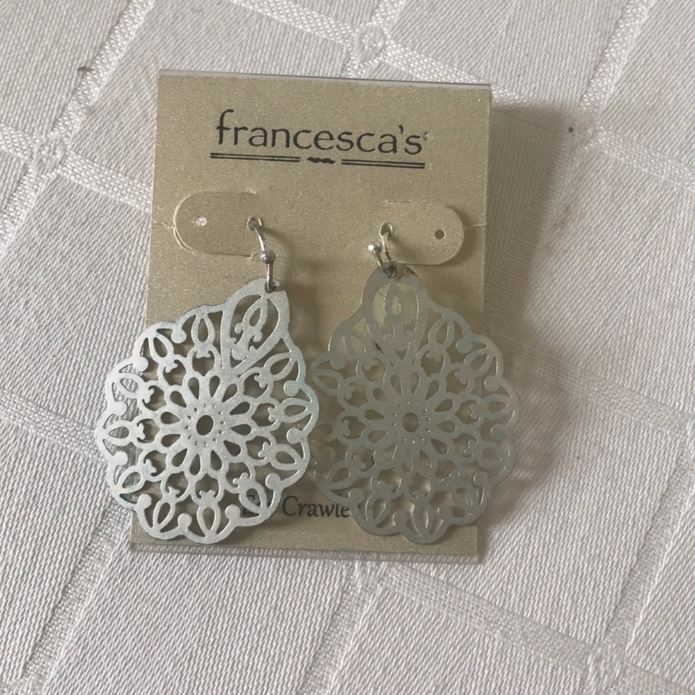 Francesca’s Silver Statement Earrings - Boho